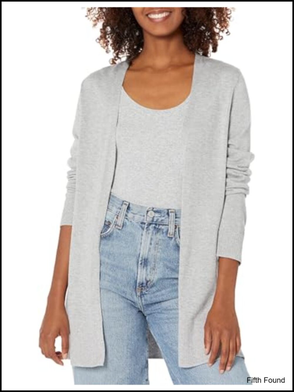 Women's Lightweight Open-Front Long Cardigan Sweater Regular Fit
